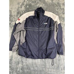 Dunbrooke Seattle Seahawks Mens Navy & Gray Full-Zip Lightweight Jacket SI  2XL